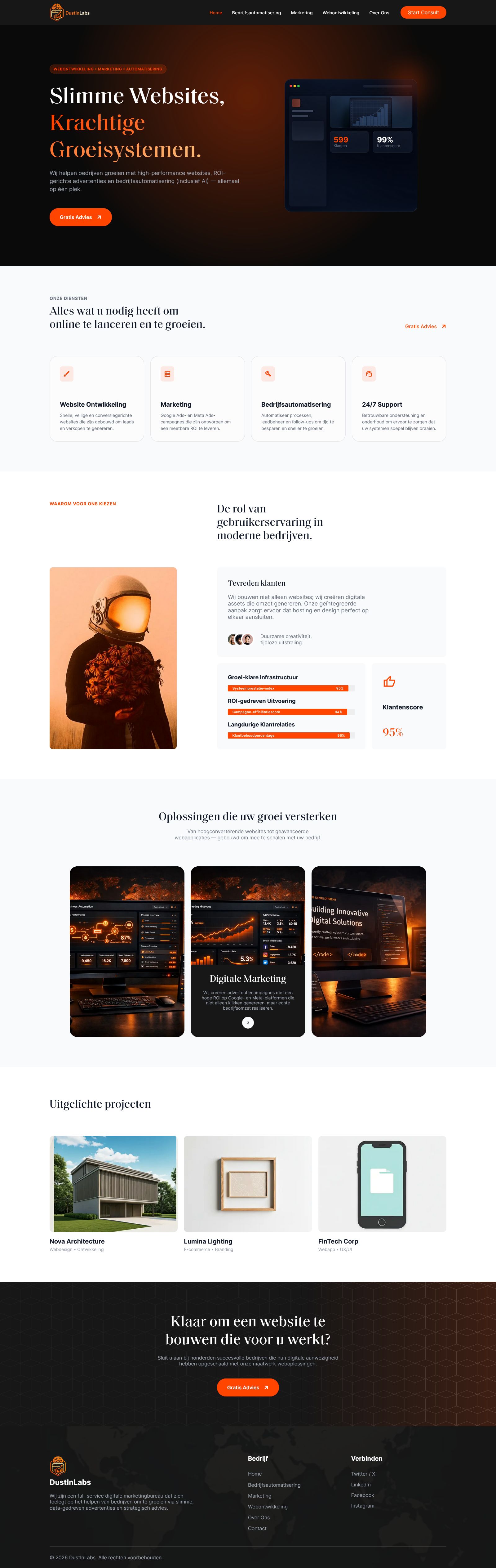A Portfolio website