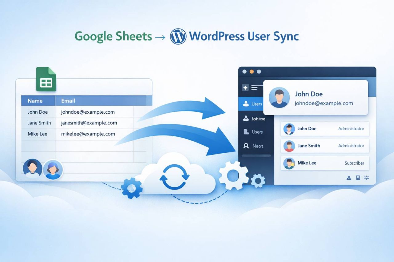 A Google Sheets user sync plugin