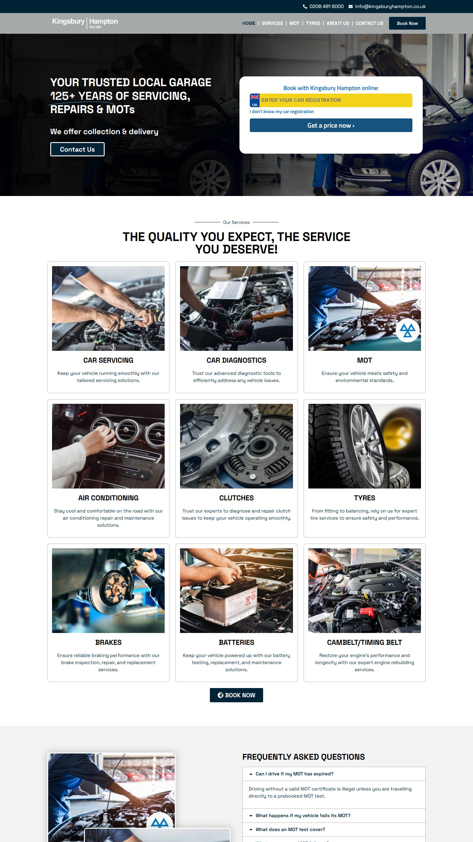 Service Business Website